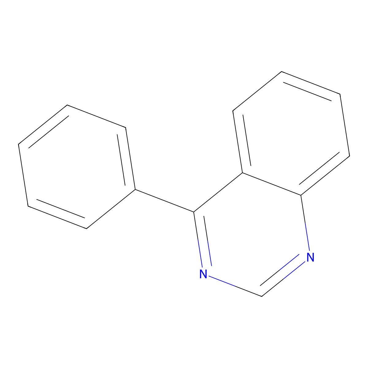 4-Phenylquinazoline molecular structure, CAS 17629-01-5