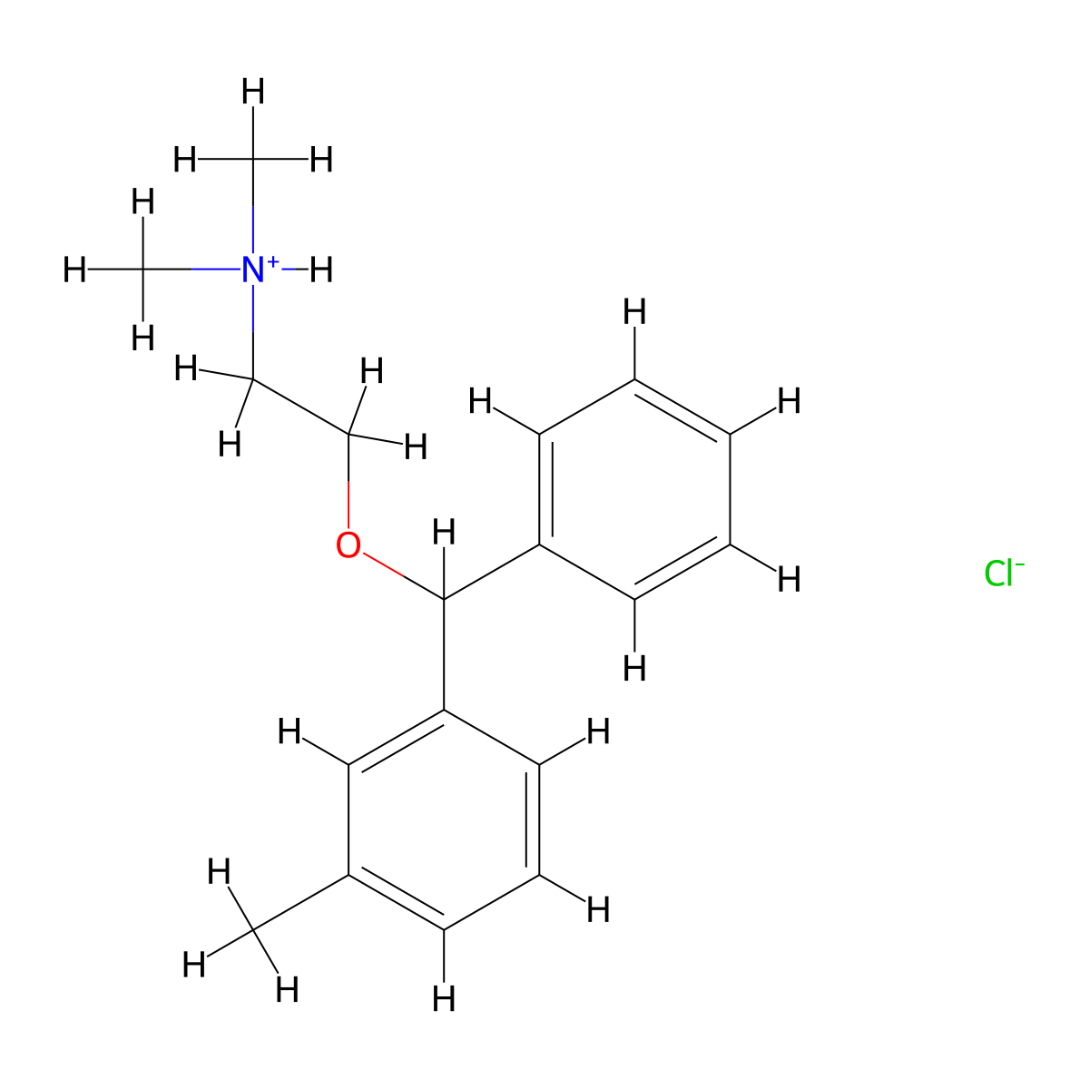 Orphenandrine molecular structure, CAS 17630-53-4