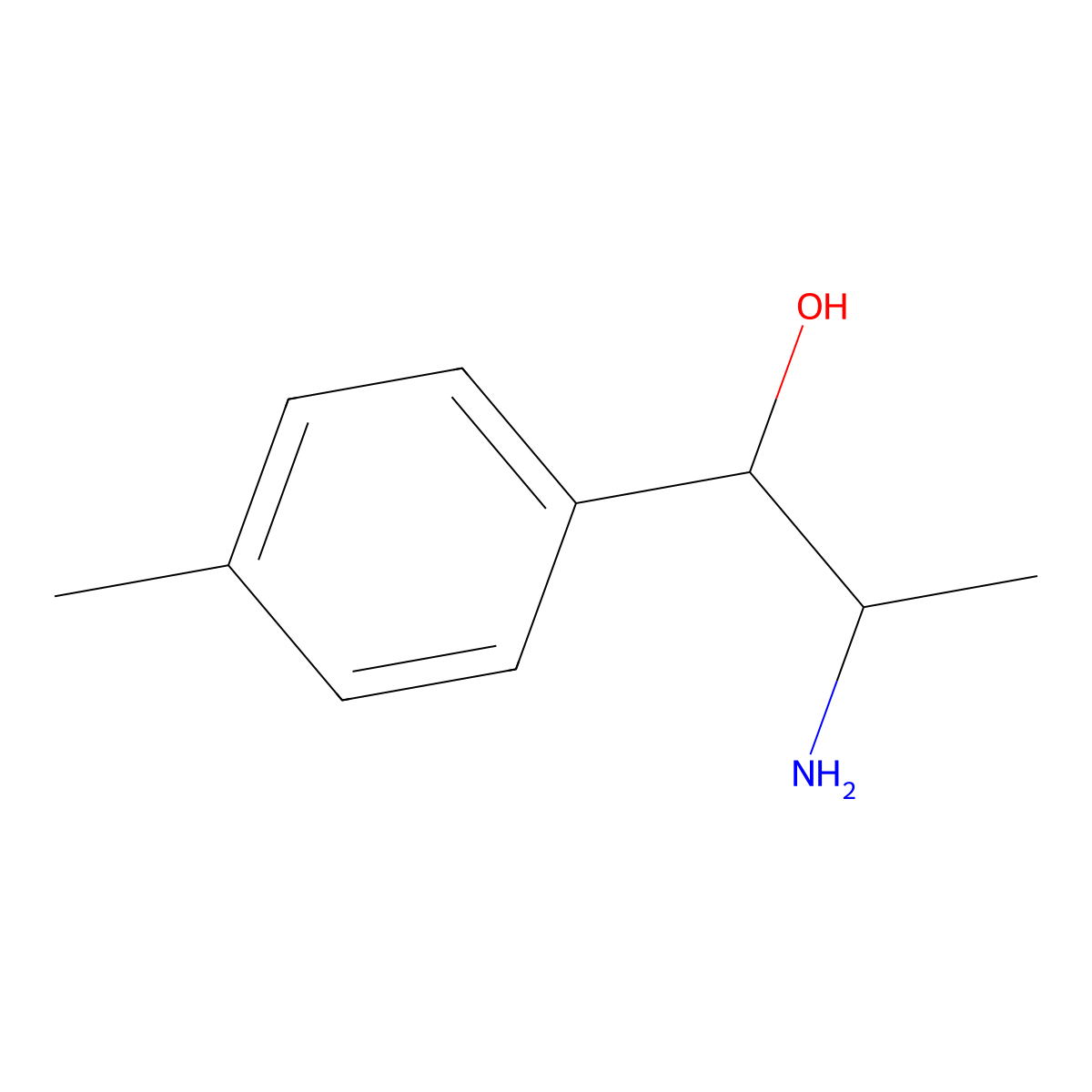 2-Amino-1-(4-methylphenyl)propan-1-ol molecular structure, CAS 176375-11-4