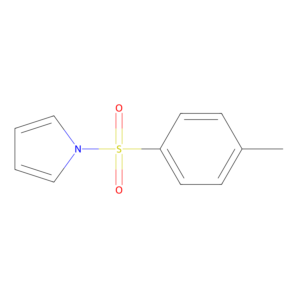 1-Tosylpyrrole molecular structure, CAS 17639-64-4