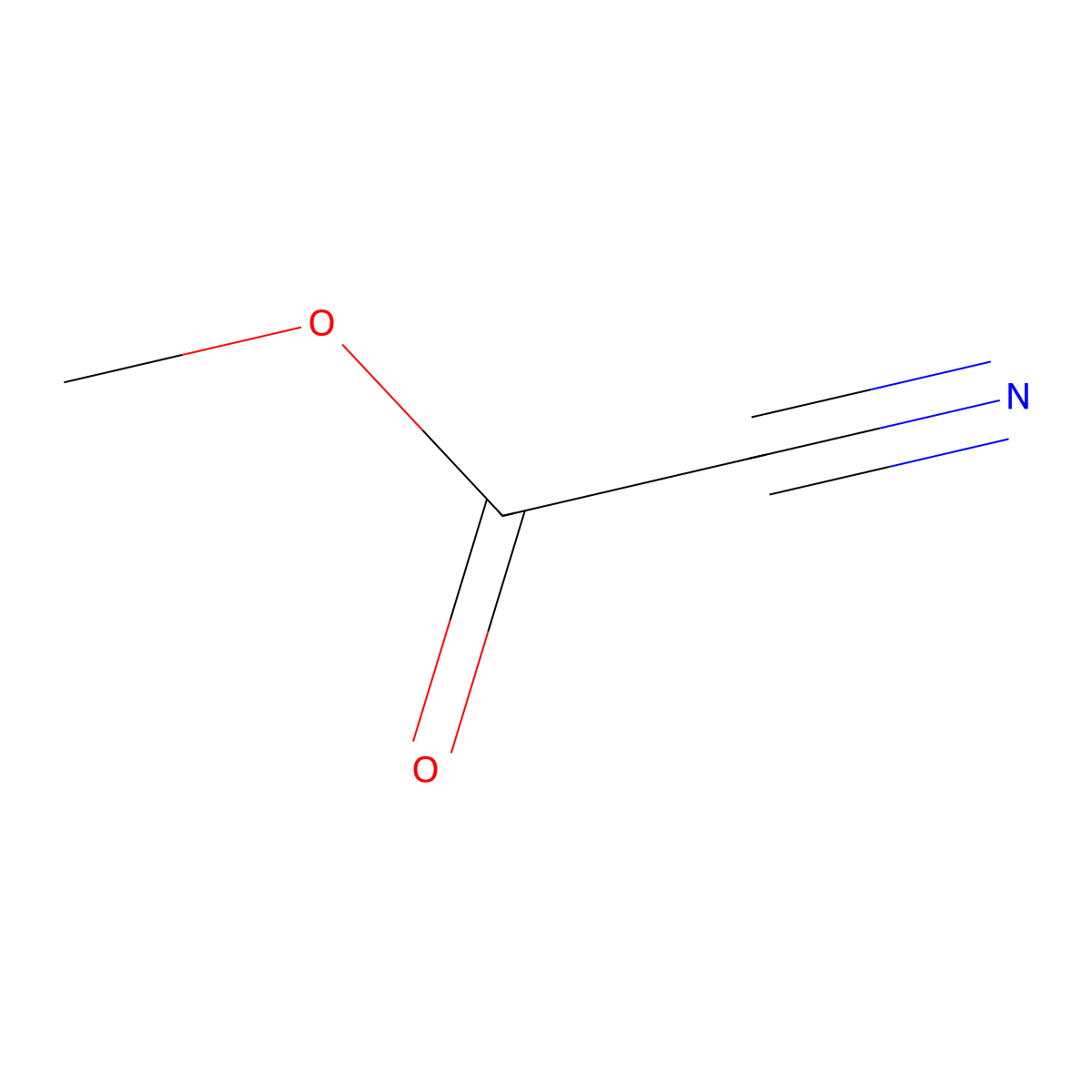 Carbonocyanidic acid, methyl ester molecular structure, CAS 17640-15-2