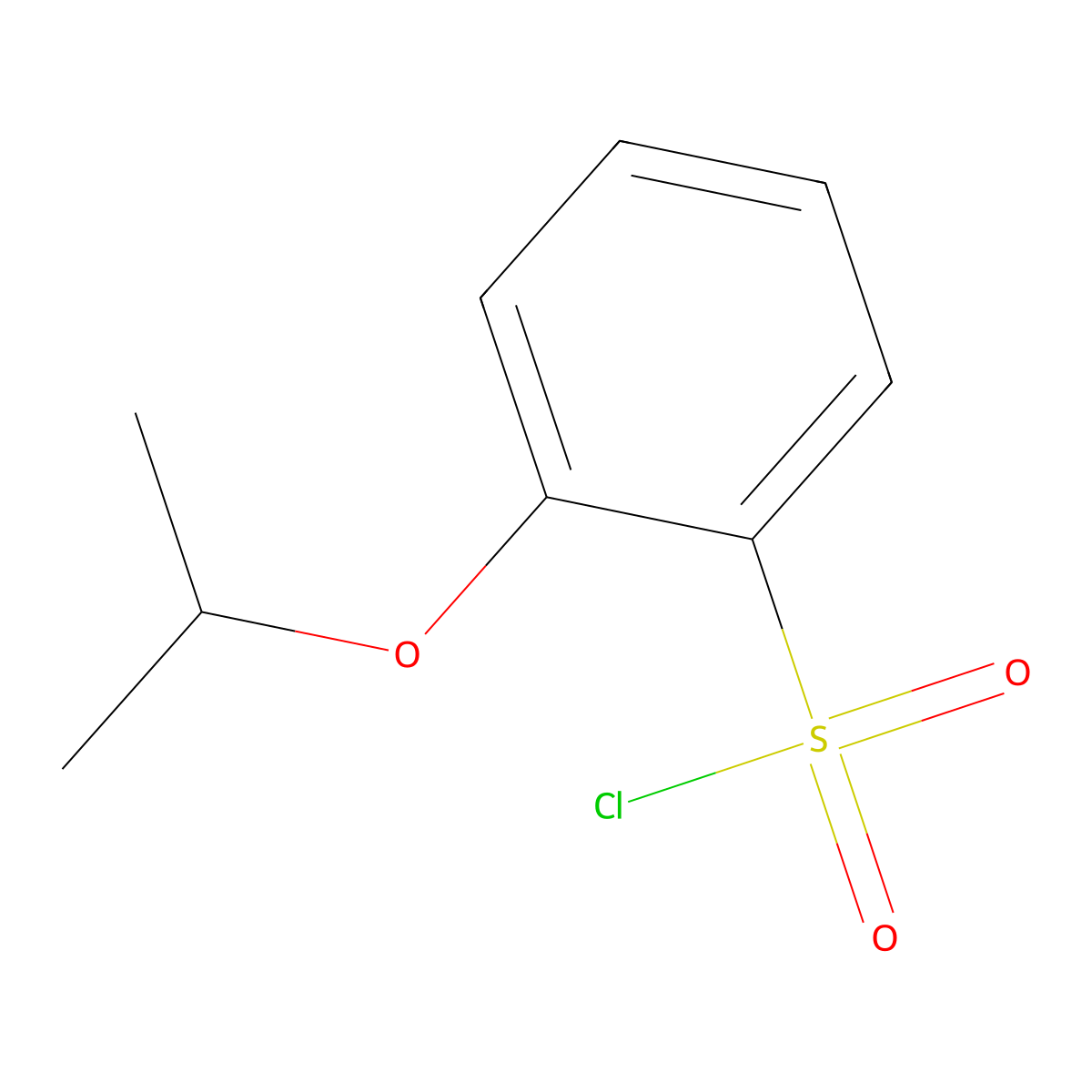 2-[(Propan-2-yl)oxy]benzene-1-sulfonyl chloride molecular structure, CAS 176441-68-2