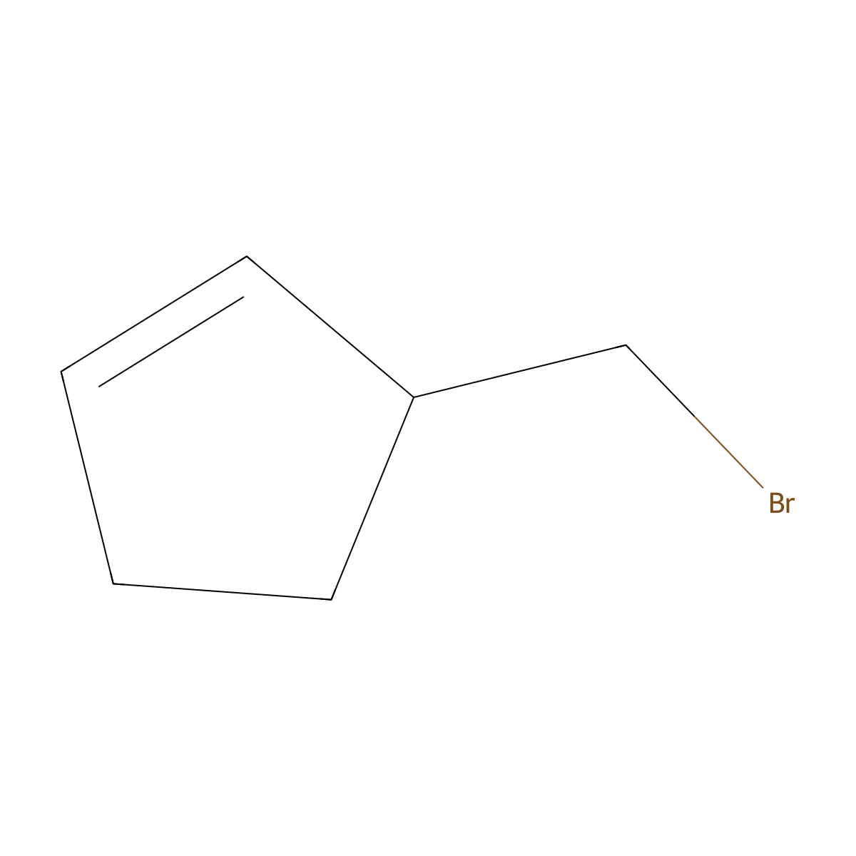 3-(Bromomethyl)cyclopent-1-ene molecular structure, CAS 17645-61-3