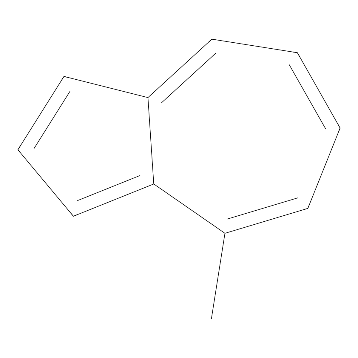 4-Methylazulene molecular structure, CAS 17647-77-7
