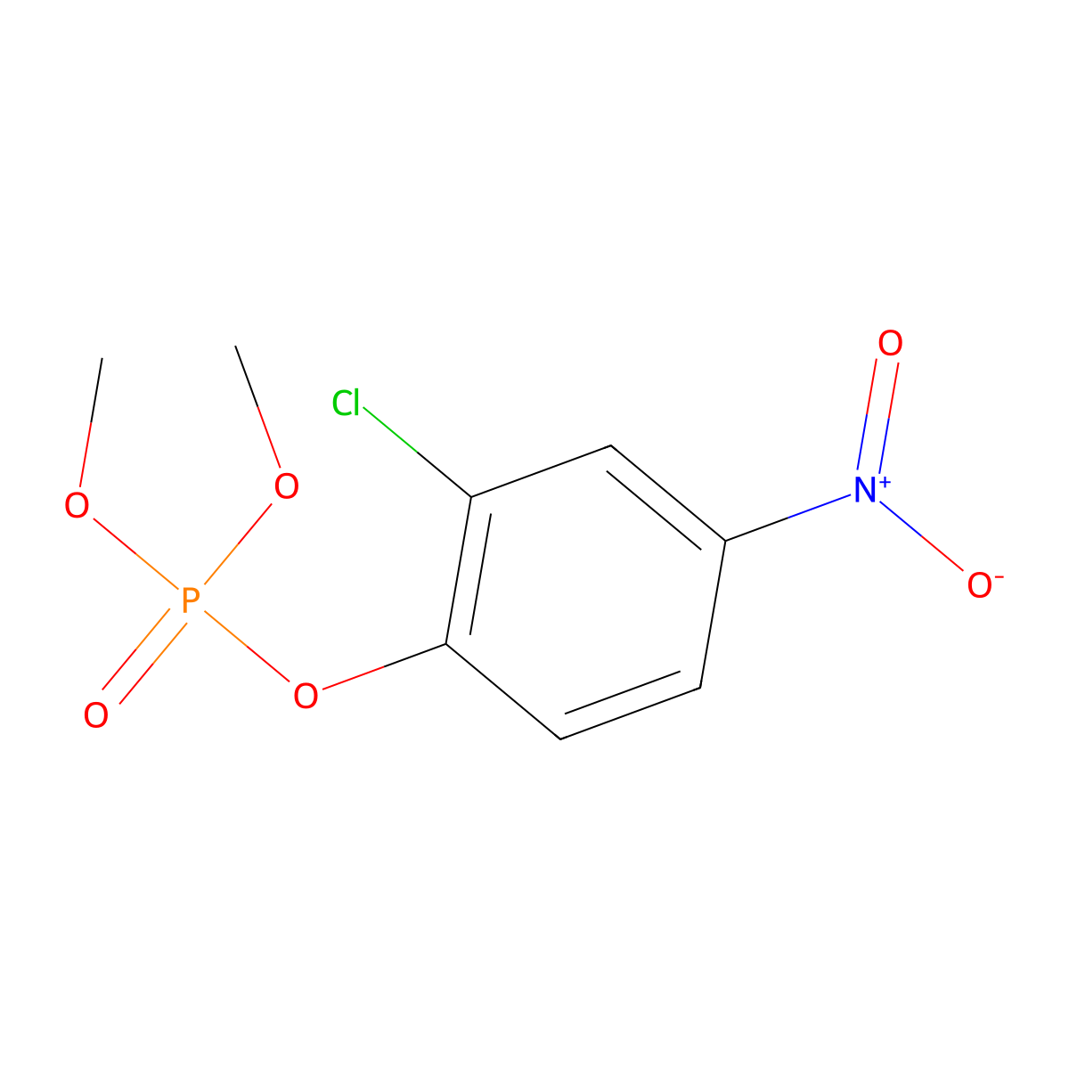 Dicapthon oxon molecular structure, CAS 17650-76-9