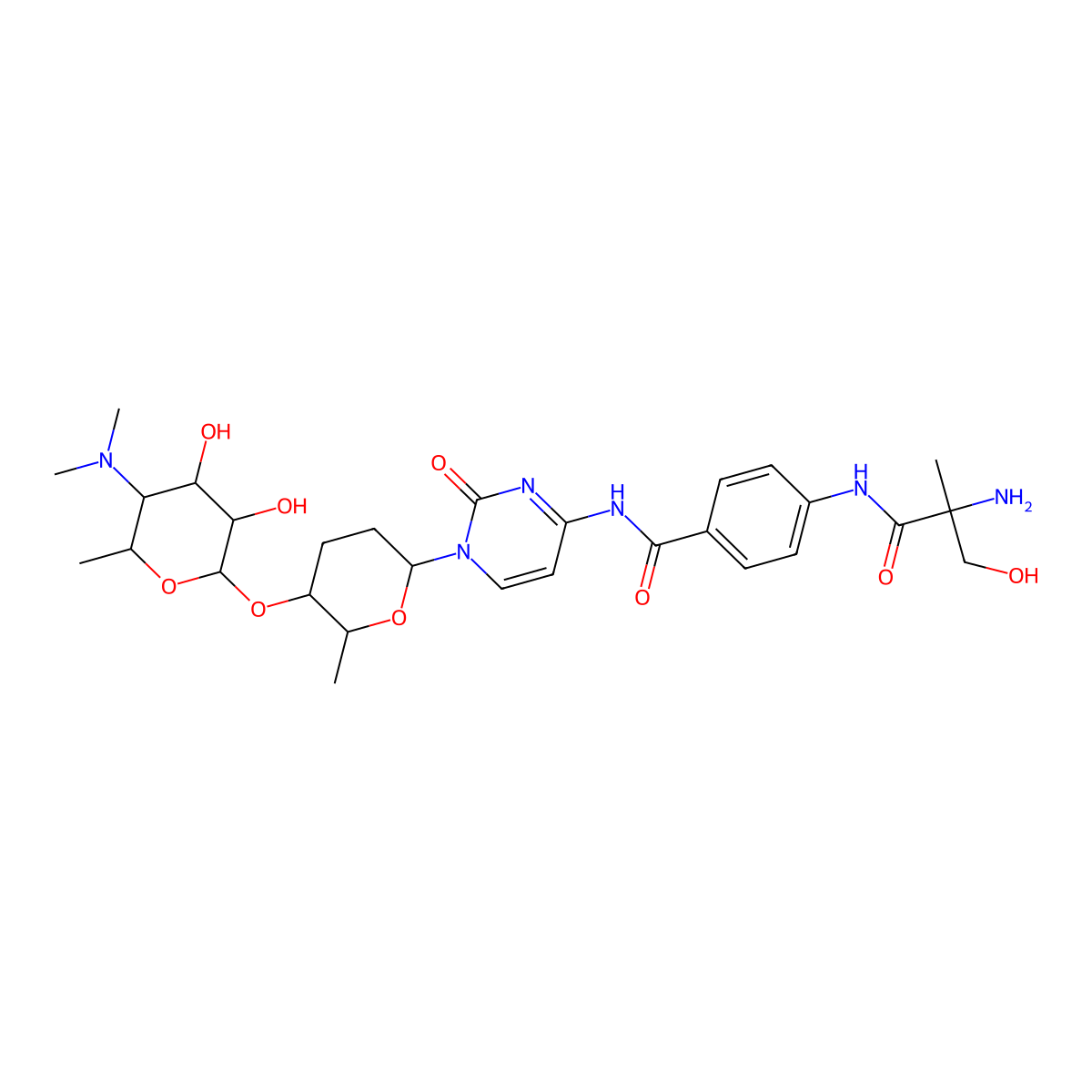Amicetin molecular structure, CAS 17650-86-1