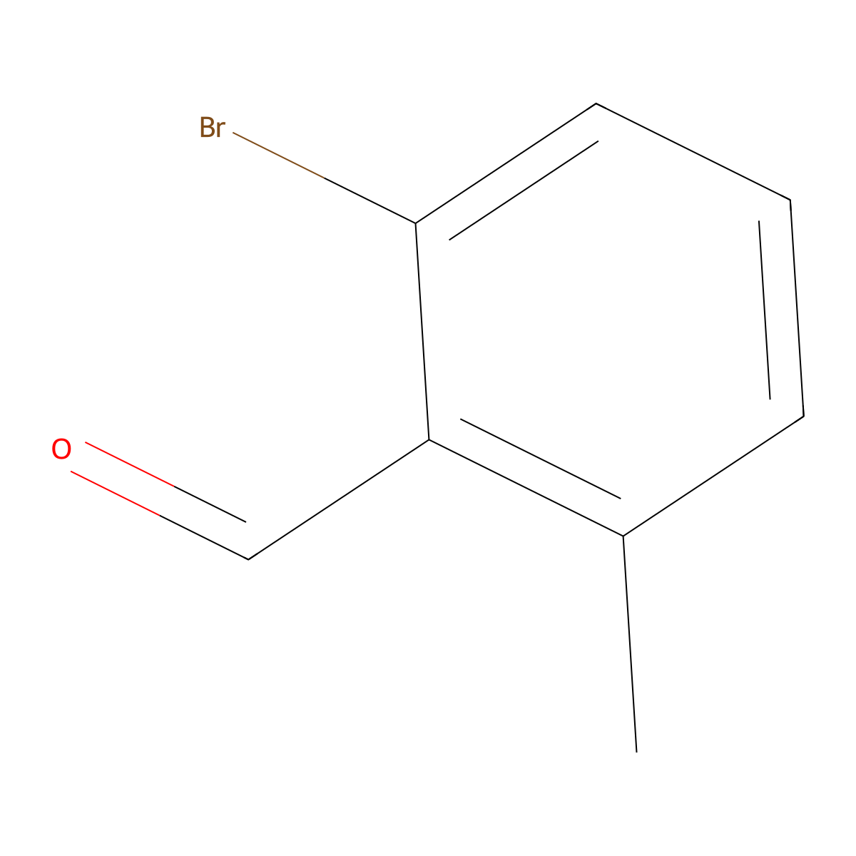 2-Bromo-6-methylbenzaldehyde molecular structure, CAS 176504-70-4