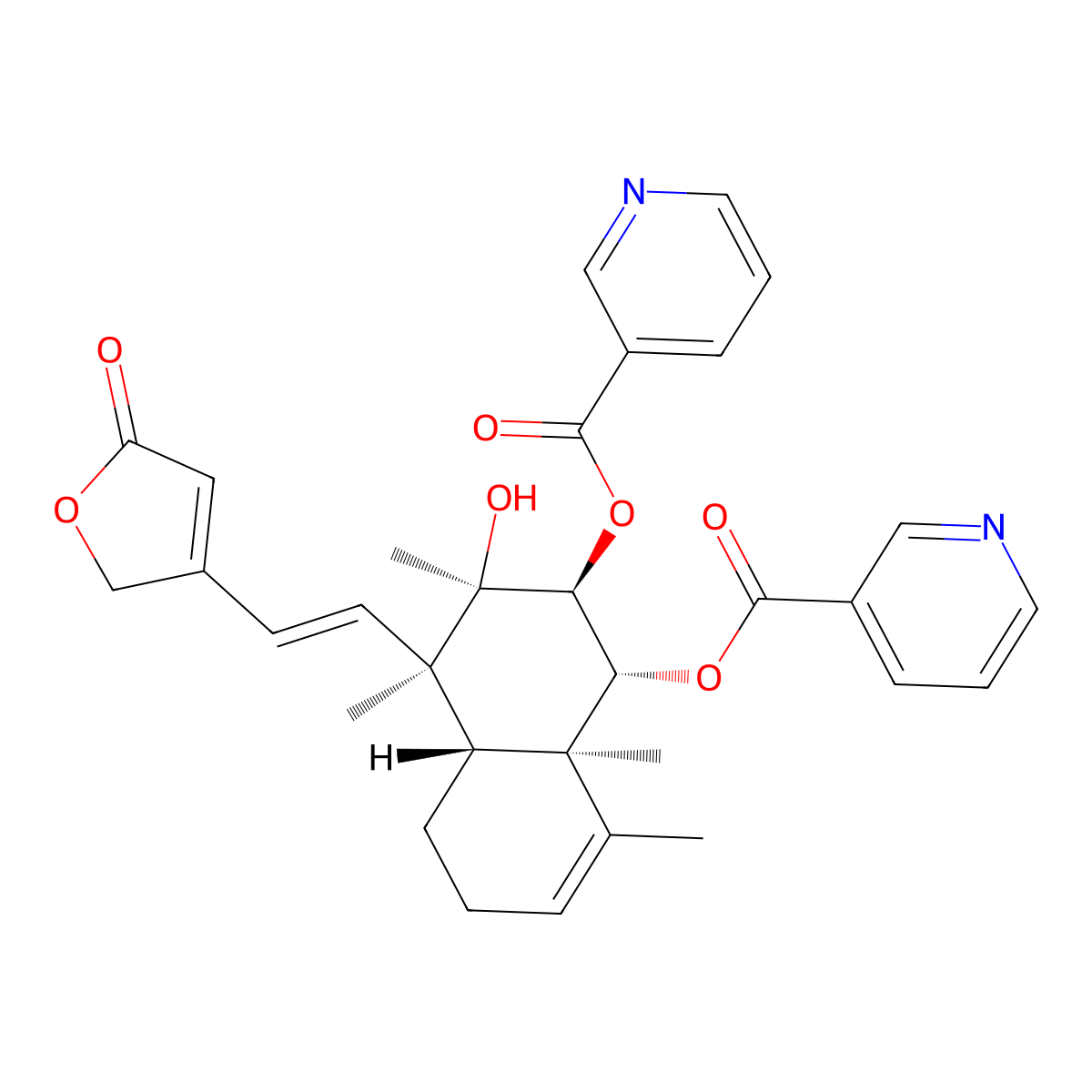 Scutebarbatine A molecular structure, CAS 176520-13-1