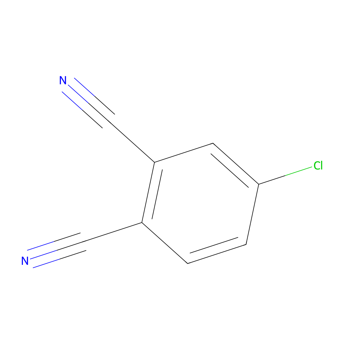 4-Chloro-1,2-dicyanobenzene molecular structure, CAS 17654-68-1