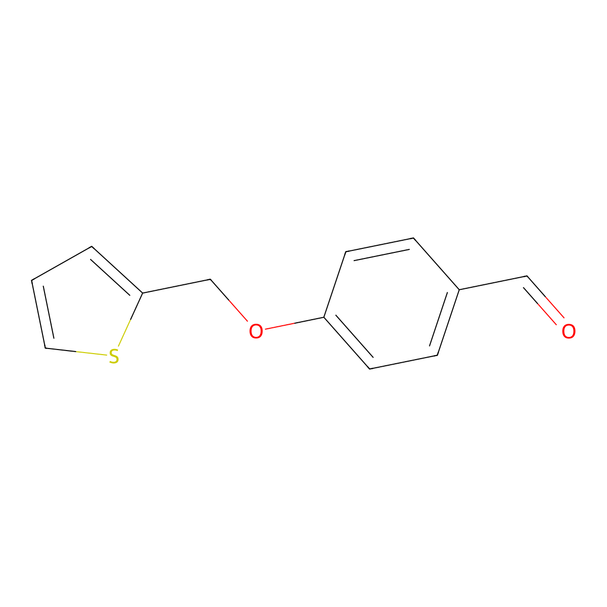 4-(Thiophen-2-ylmethoxy)-benzaldehyde molecular structure, CAS 176543-46-7