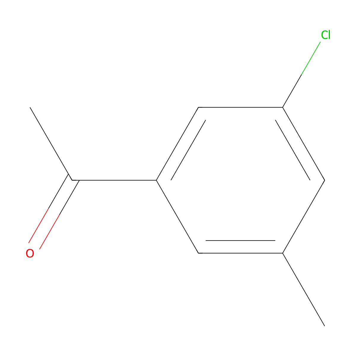 1-(3-Chloro-5-methylphenyl)ethanone molecular structure, CAS 176548-88-2
