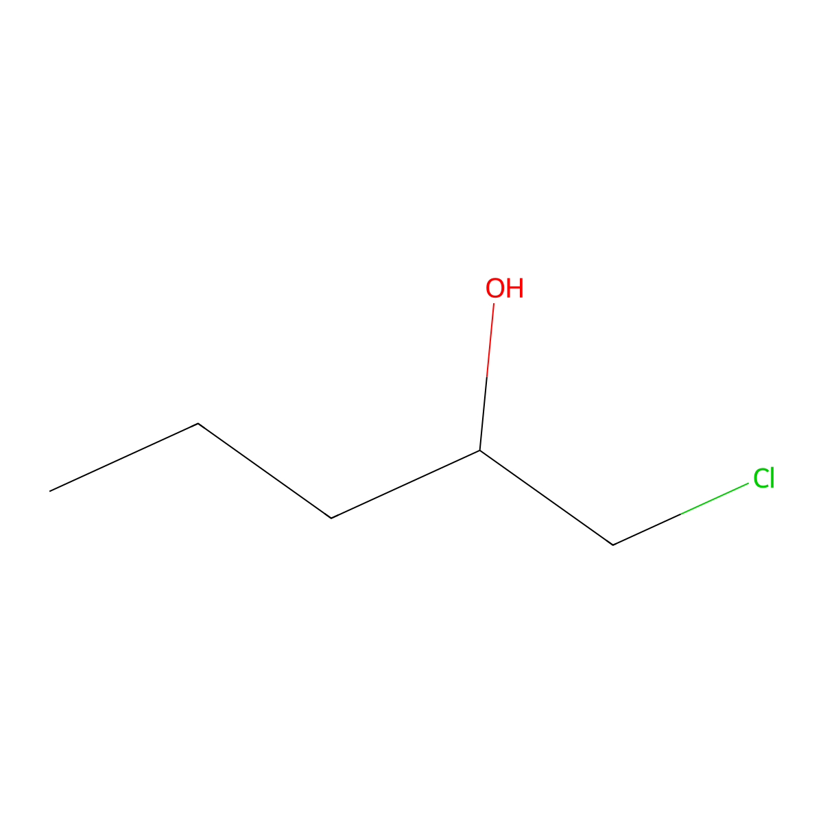 1-Chloropentan-2-ol molecular structure, CAS 17658-32-1