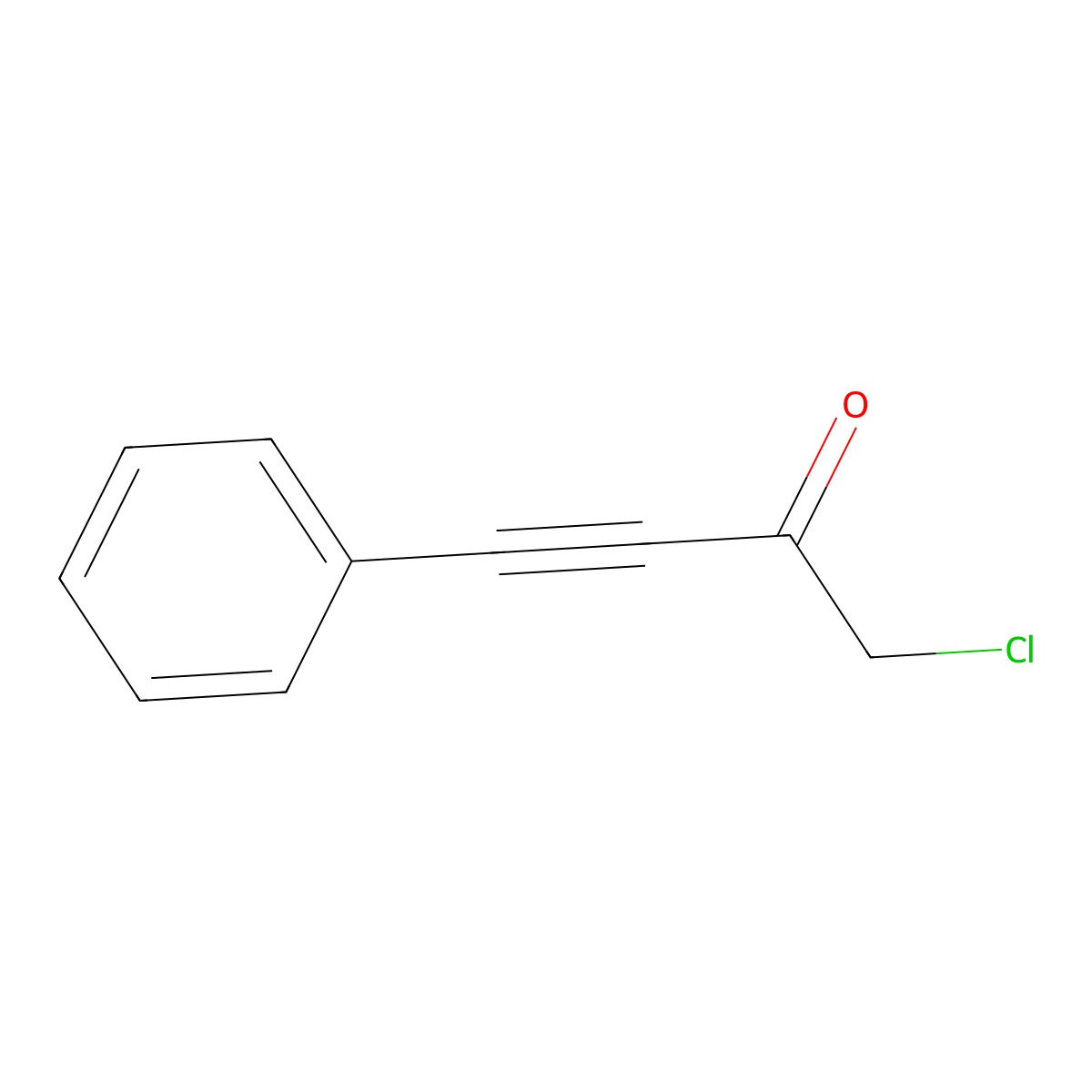 1-chloro-4-phenyl-3-Butyn-2-one molecular structure, CAS 176648-09-2