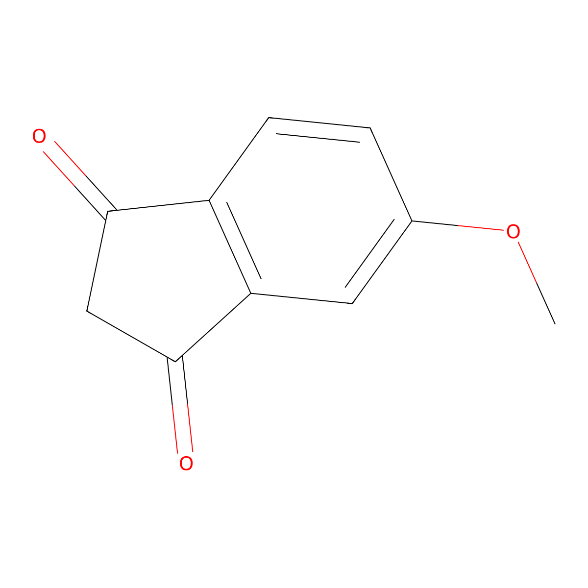 5-Methoxy-1H-indene-1,3(2H)-dione molecular structure, CAS 17666-95-4