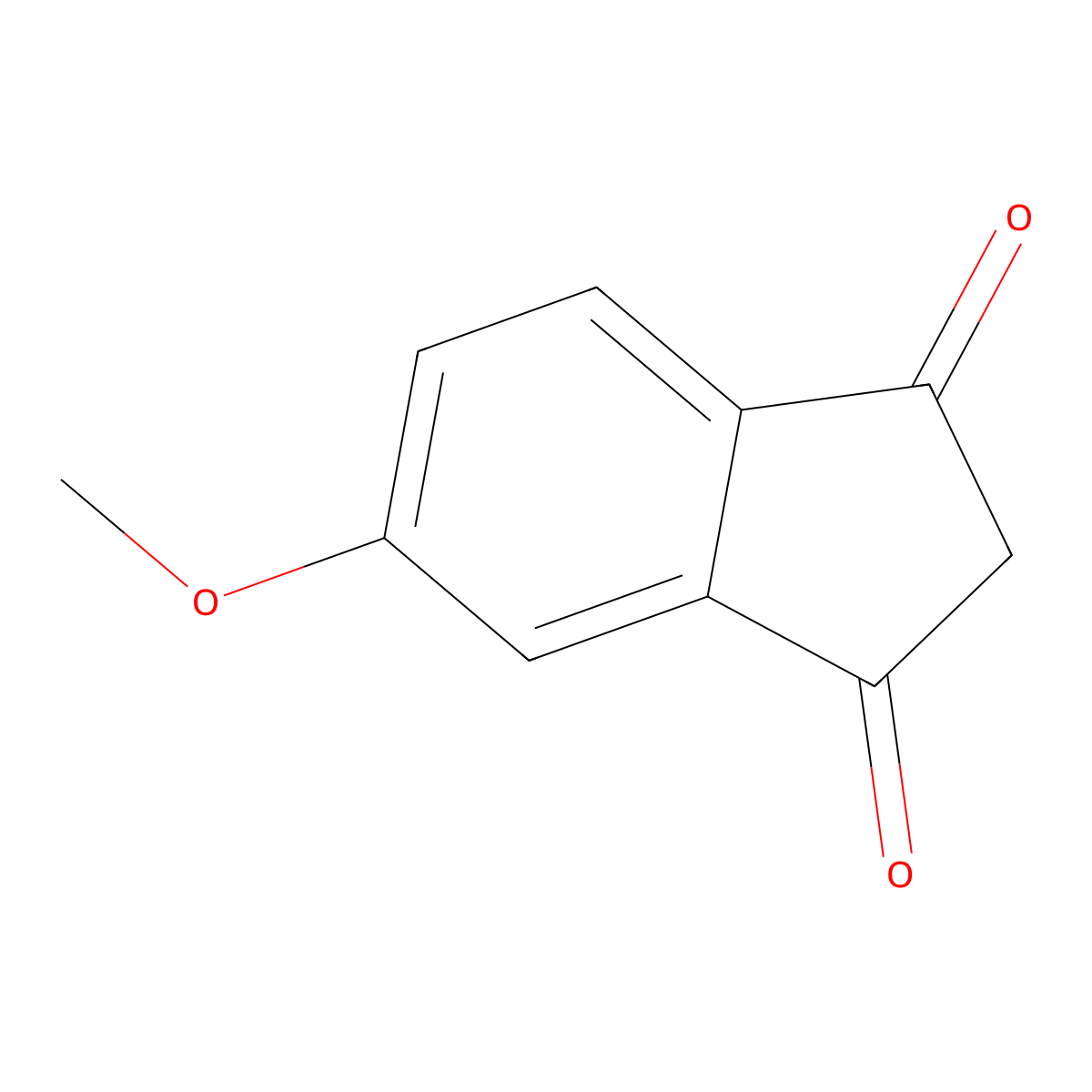 5-Methoxy-1H-indene-1,3(2H)-dione molecular structure, CAS 17666-95-4