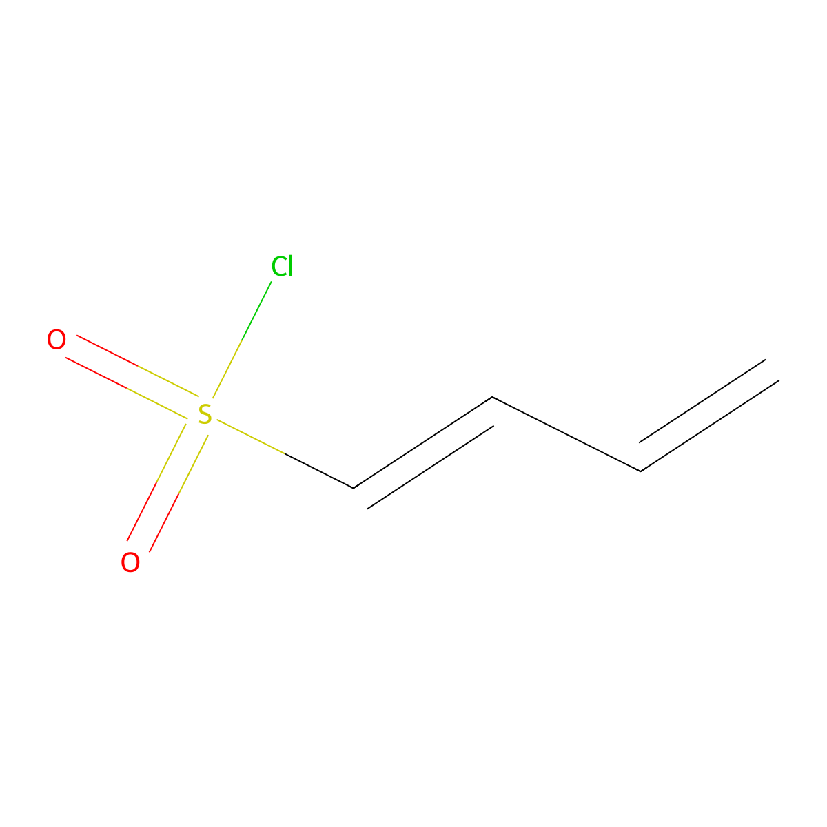 Buta-1,3-diene-1-sulfonyl chloride molecular structure, CAS 176697-78-2