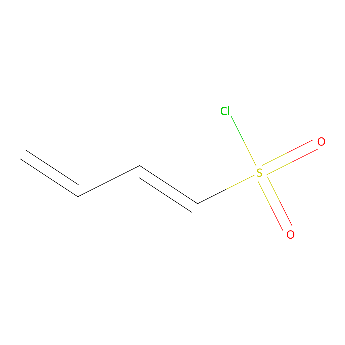 Buta-1,3-diene-1-sulfonyl chloride molecular structure, CAS 176697-78-2