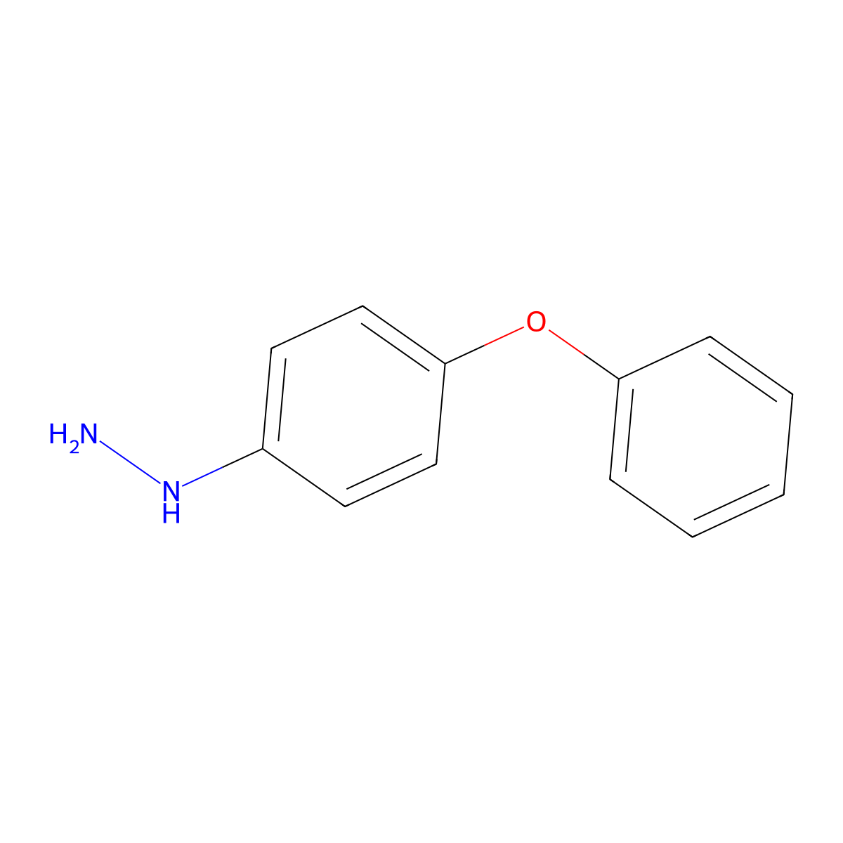 (4-Phenoxyphenyl)hydrazine molecular structure, CAS 17672-28-5