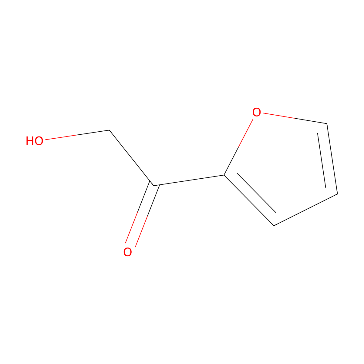 2-Furyl hydroxymethyl ketone molecular structure, CAS 17678-19-2