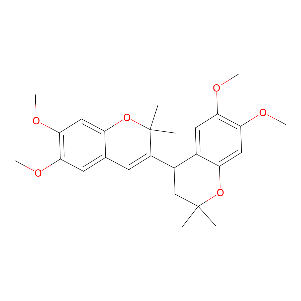 Ageratochromene dimer molecular structure, CAS 17678-76-1