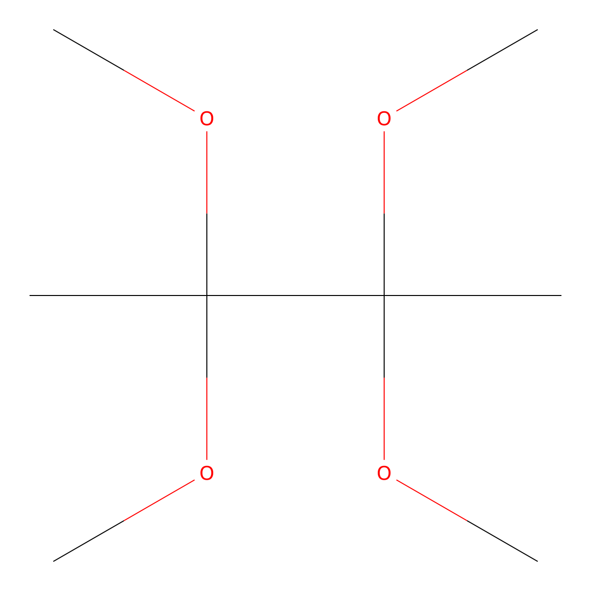 2,2,3,3-Tetramethoxybutane molecular structure, CAS 176798-33-7