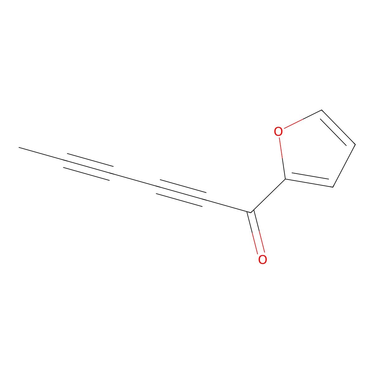 1-(Furan-2-yl)hexa-2,4-diyn-1-one molecular structure, CAS 1768-04-3