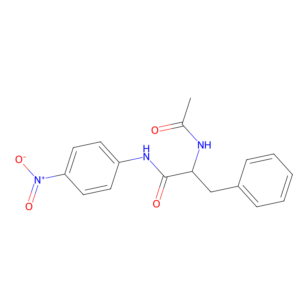 Ac-Phe-pNA molecular structure, CAS 17682-83-6