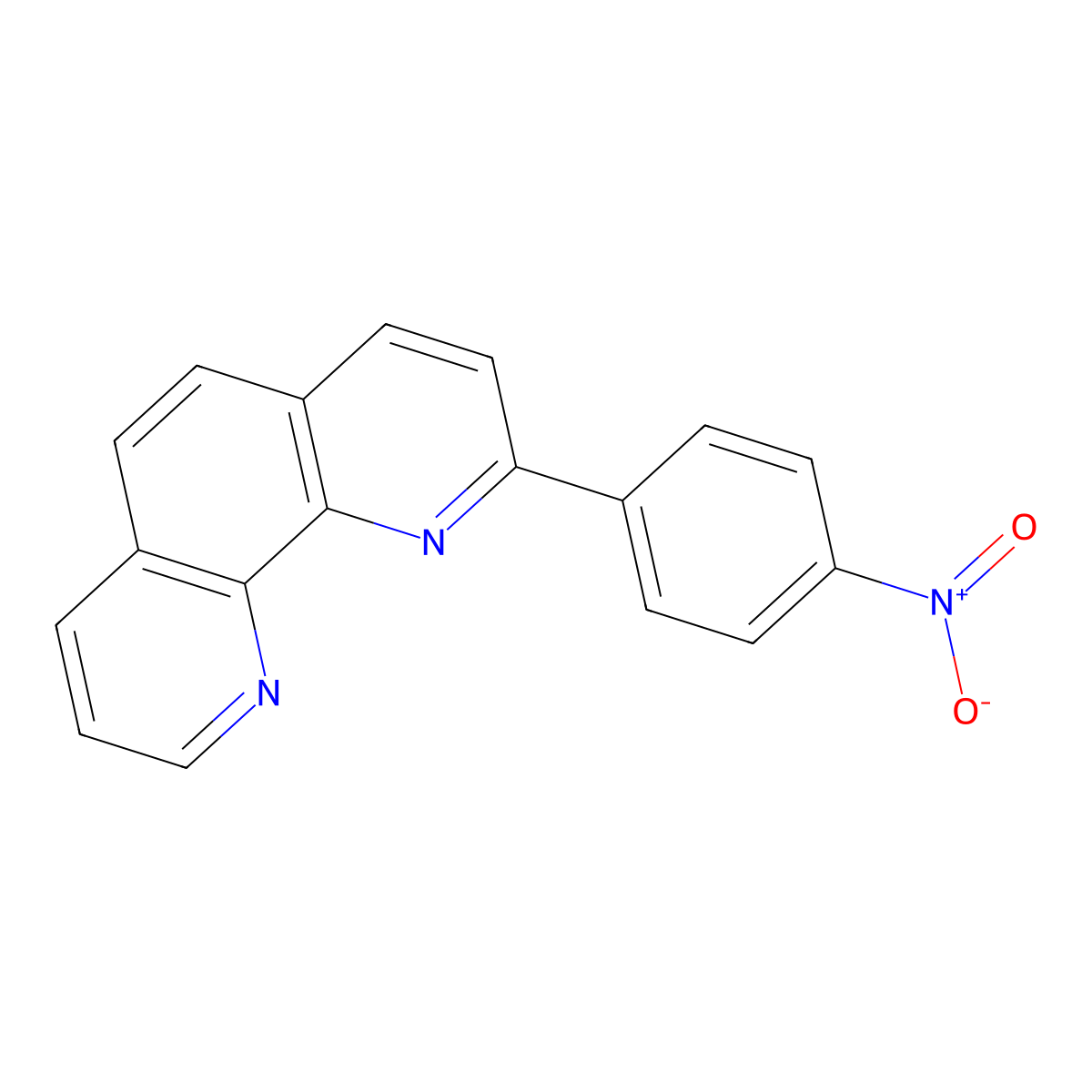 2-(4-Nitrophenyl)-1,10-phenanthroline molecular structure, CAS 176853-42-2