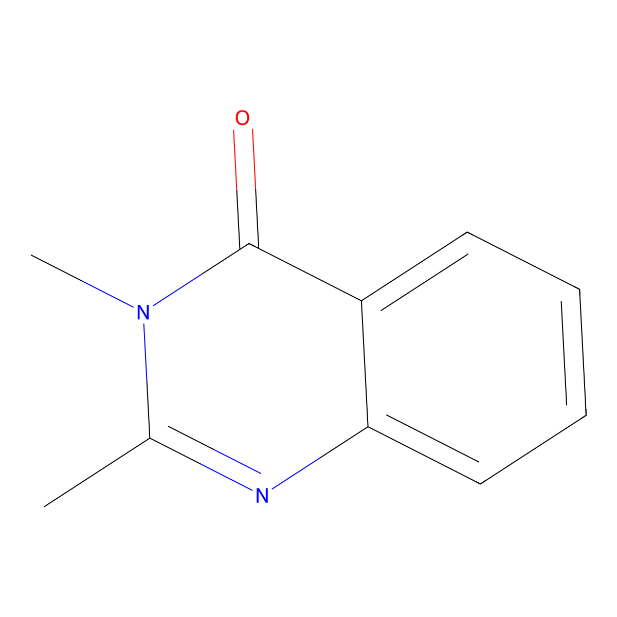 2,3-Dimethyl-4(3H)-quinazolinone molecular structure, CAS 1769-25-1