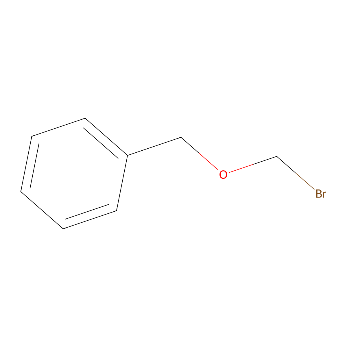 [(Bromomethoxy)methyl]benzene molecular structure, CAS 17690-16-3