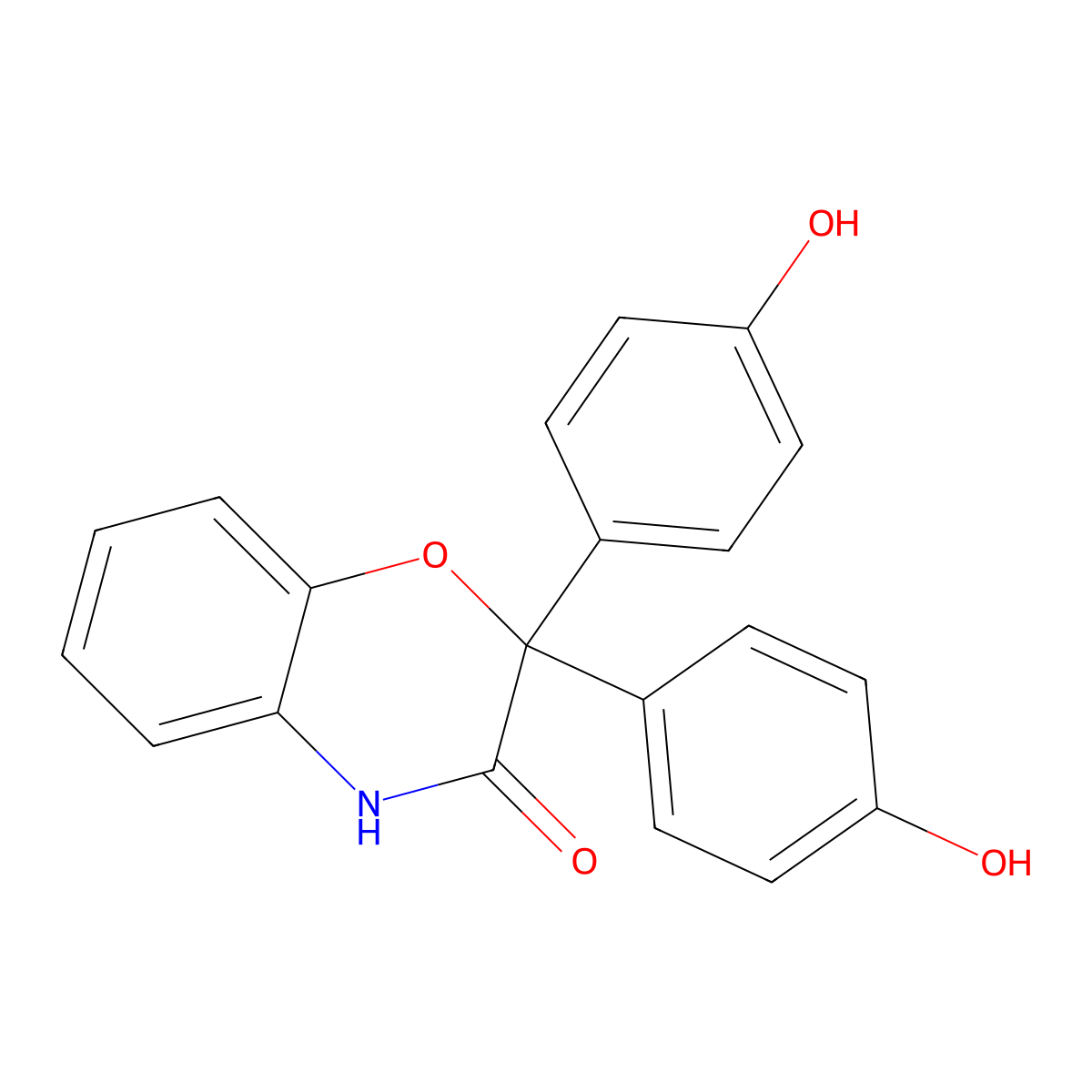 Bisoxatin molecular structure, CAS 17692-24-9
