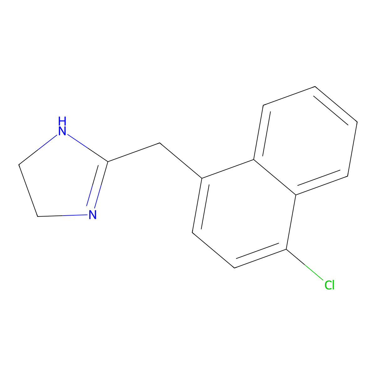 Clonazoline molecular structure, CAS 17692-28-3