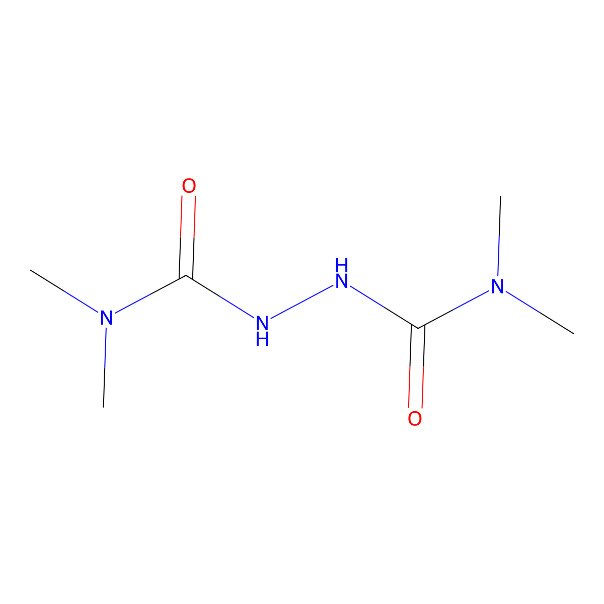 1-[(Dimethylcarbamoyl)amino]-3,3-dimethylurea molecular structure, CAS 17696-89-8