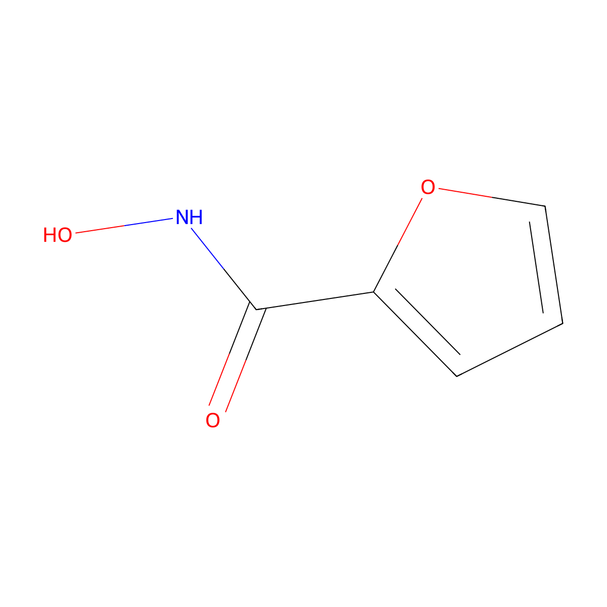 N-hydroxyfuran-2-carboxamide molecular structure, CAS 17698-14-5