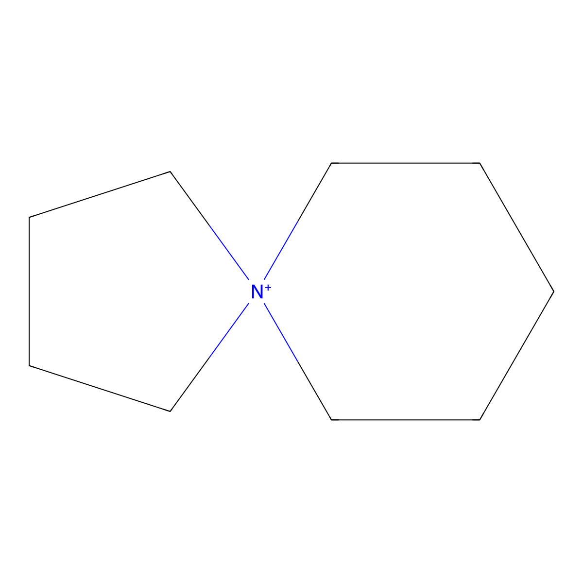 5-Azoniaspiro[4.5]decane molecular structure, CAS 177-38-8