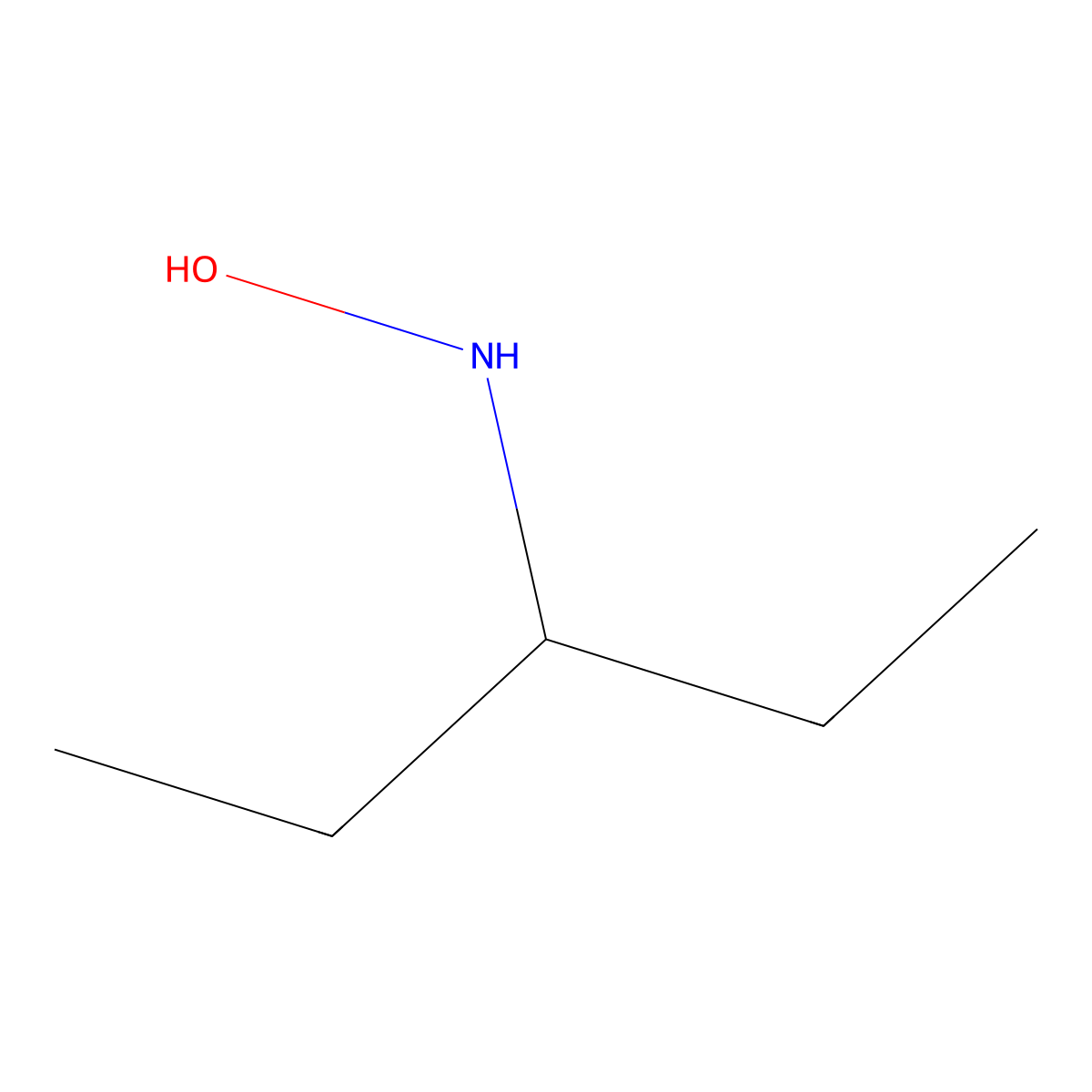 N-(pentan-3-yl)hydroxylamine molecular structure, CAS 177025-47-7