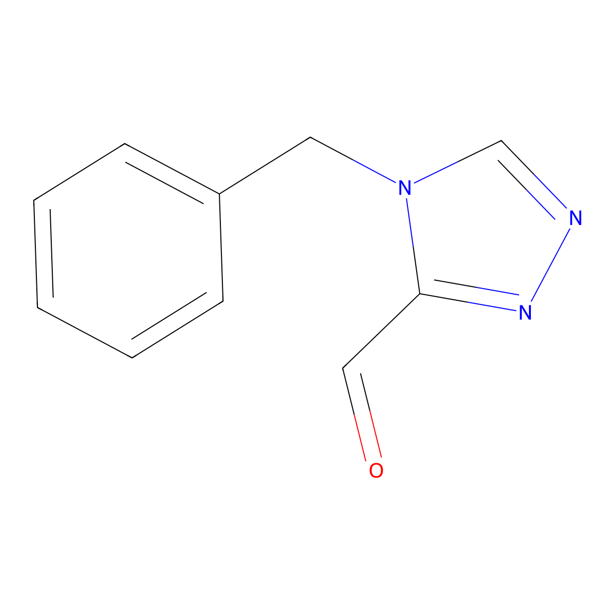 4-benzyl-4H-1,2,4-triazole-3-carbaldehyde molecular structure, CAS 177028-45-4