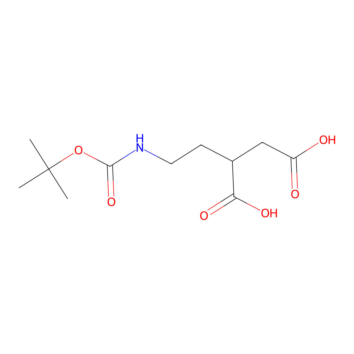 2-(2,2-Dimethyl-4-oxo-5-aza-3-oxahept-7-yl)butanedioic acid molecular structure, CAS 177031-09-3