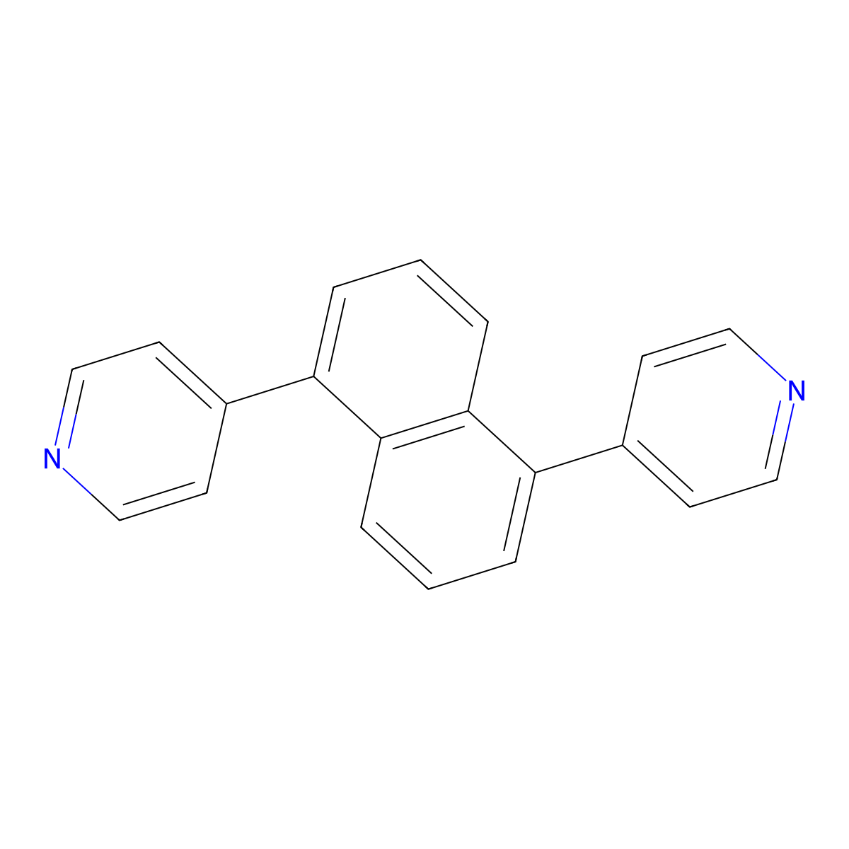 4,4'-(1,5-Naphthalenediyl)bis[pyridine] molecular structure, CAS 1770776-21-0