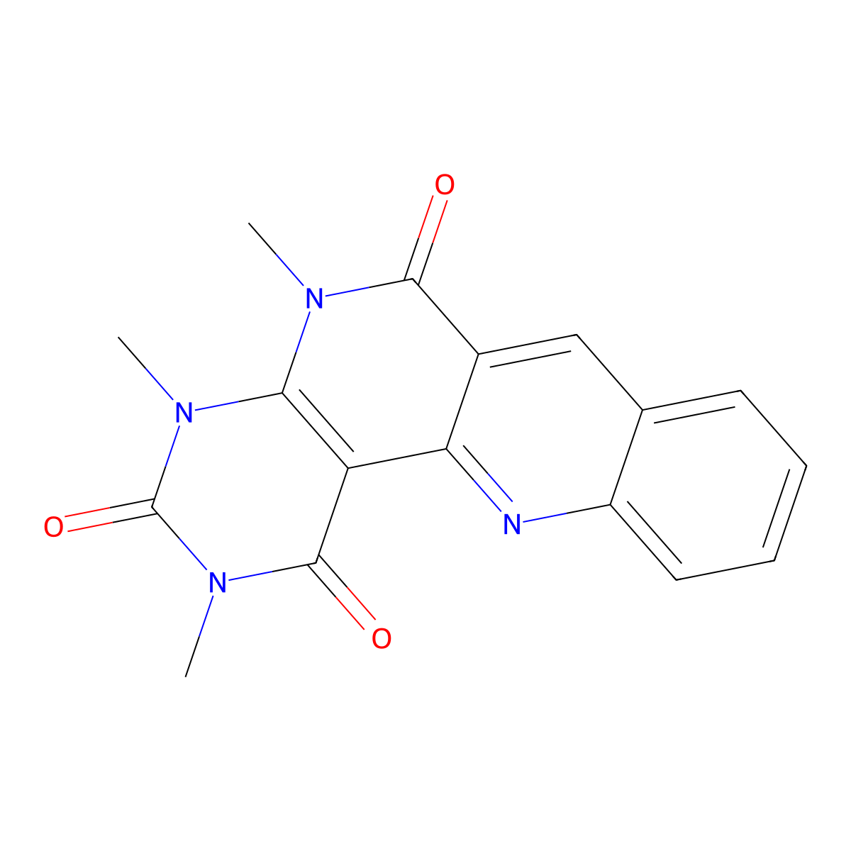 4,6,8-Trimethyl-4,6,8,18-tetrazatetracyclo[8.8.0.02,7.012,17]octadeca-1(18),2(7),10,12,14,16-hexaene-3,5,9-trione molecular structure, CAS 177082-66-5