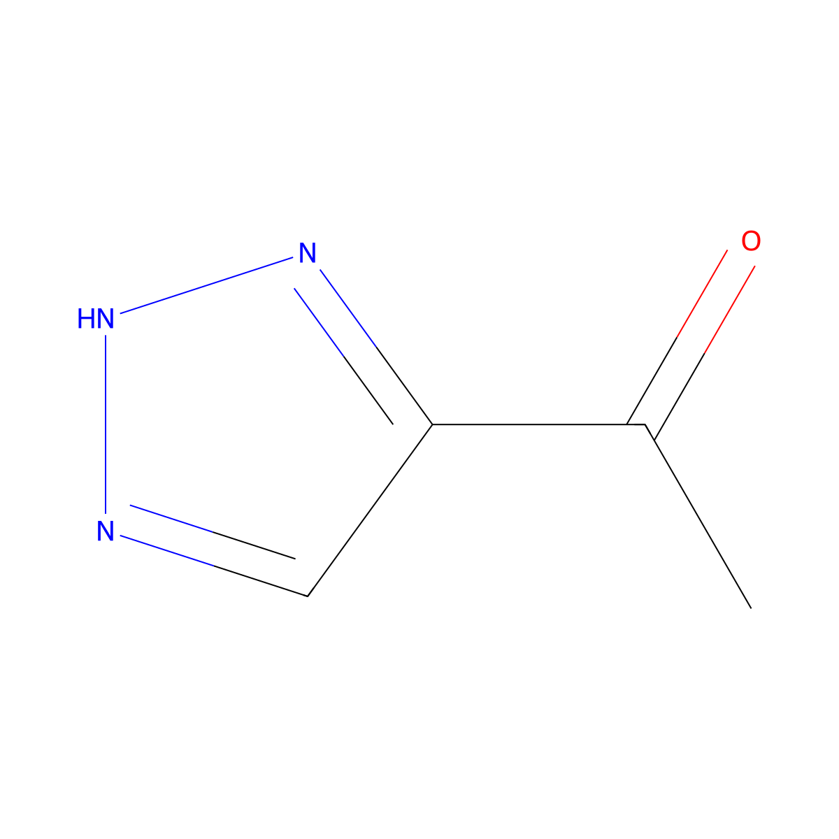 1-(1H-1,2,3-Triazol-4-yl)ethanone molecular structure, CAS 177084-87-6