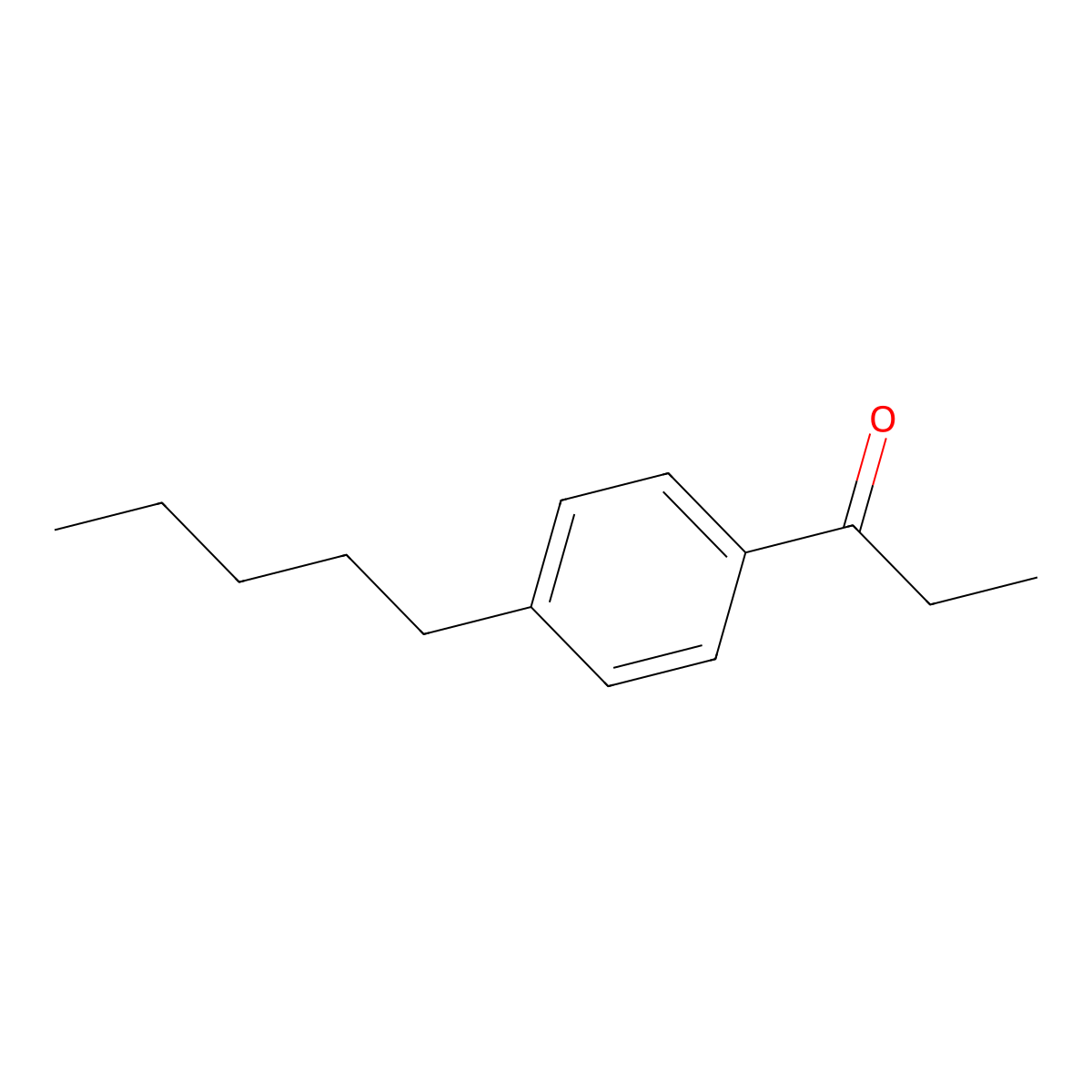 1-(4-Pentylphenyl)propan-1-one molecular structure, CAS 17713-58-5