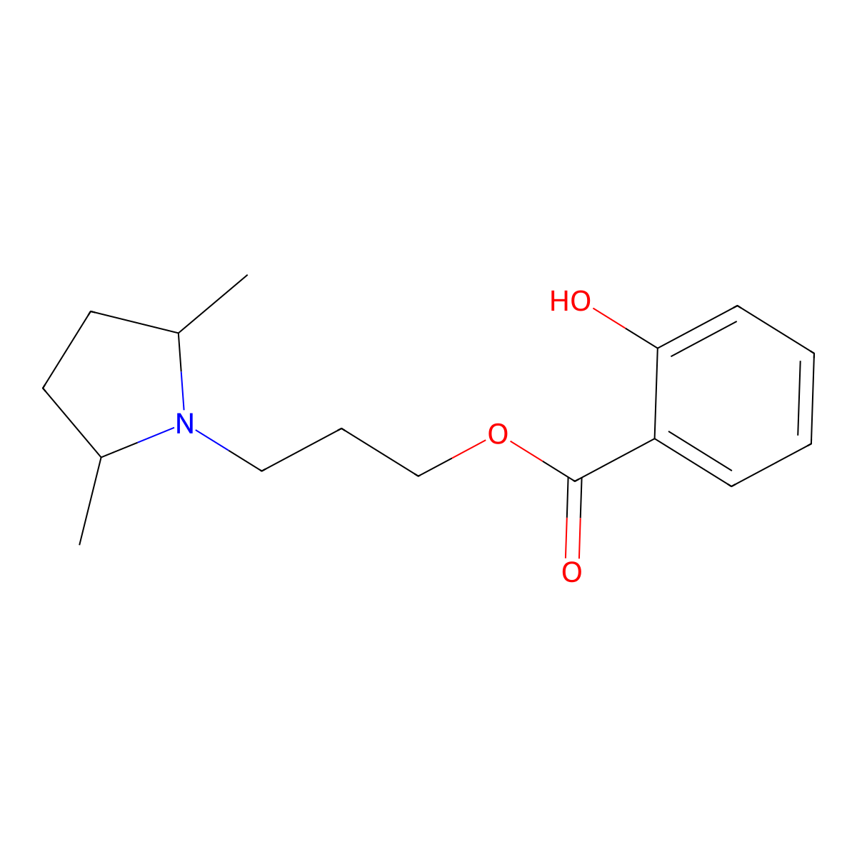Pranosal molecular structure, CAS 17716-89-1
