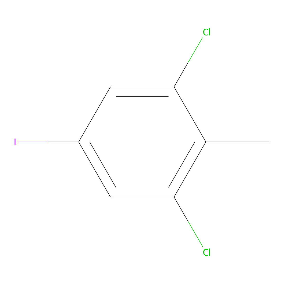 2,6-Dichloro-4-iodotoluene molecular structure, CAS 177167-52-1