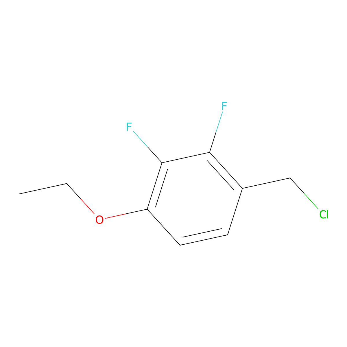 1-Chloromethyl-4-ethoxy-2,3-difluorobenzene molecular structure, CAS 1771733-68-6