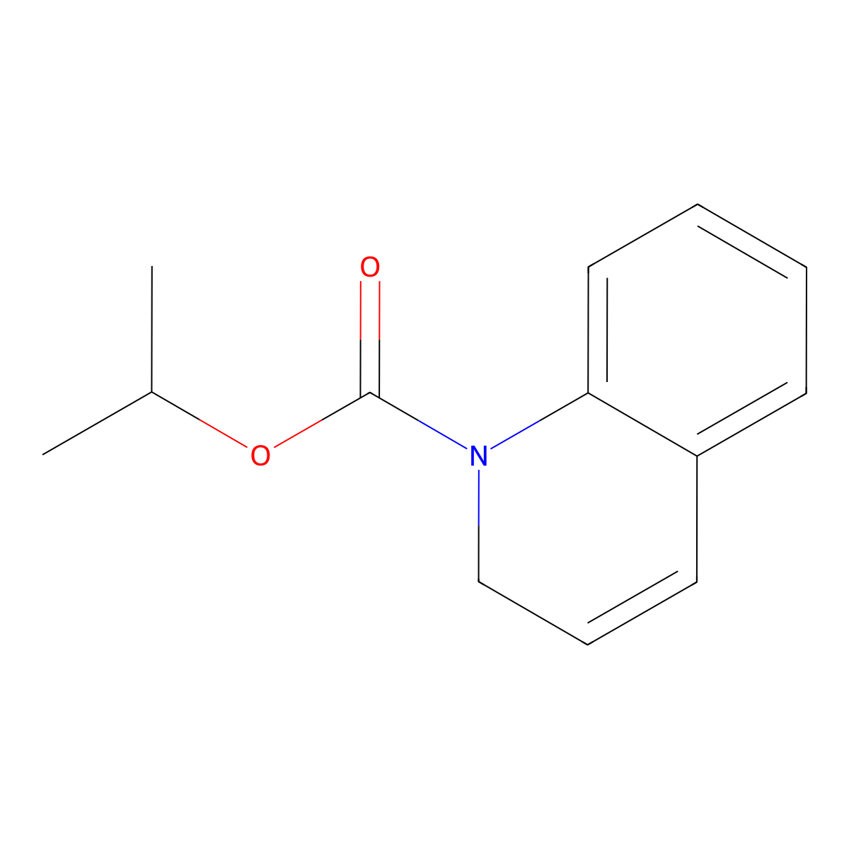 1(2H)-Quinolinecarboxylic acid, isopropyl ester molecular structure, CAS 17718-20-6