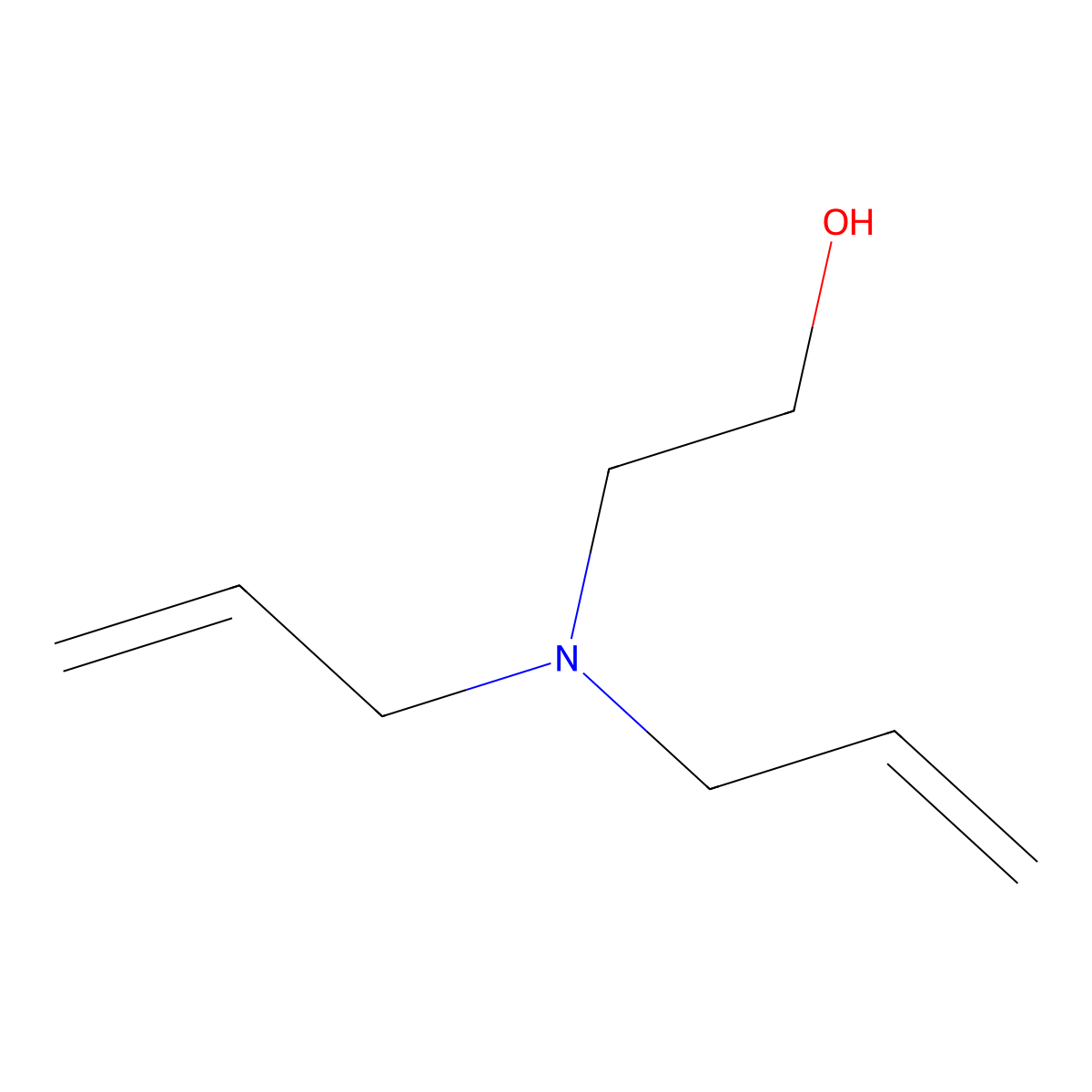 2-(Diallylamino)ethanol molecular structure, CAS 17719-79-8