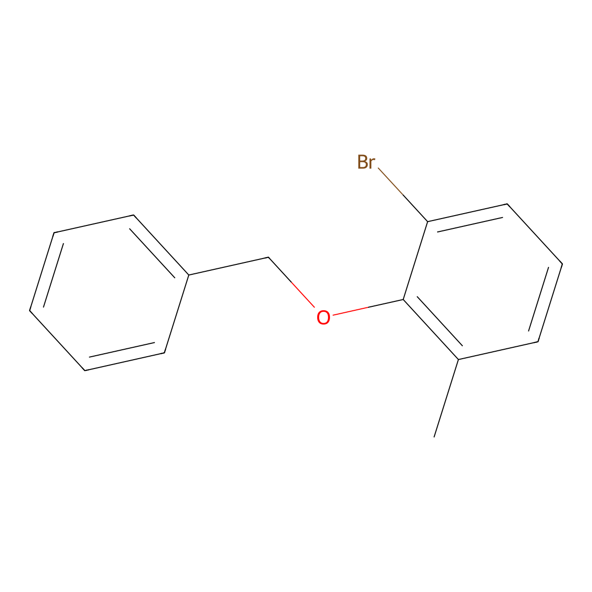 2-(BenZyloxy)-1-bromo-3-methylbenZene molecular structure, CAS 177190-77-1