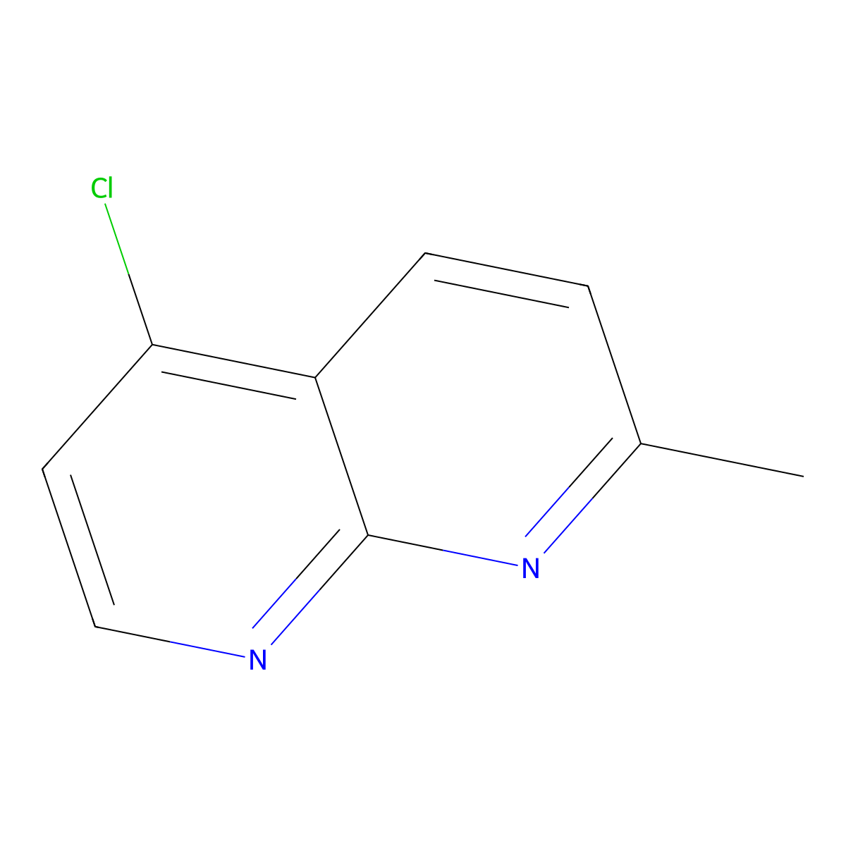 5-Chloro-2-methyl-1,8-naphthyridine molecular structure, CAS 1772-45-8
