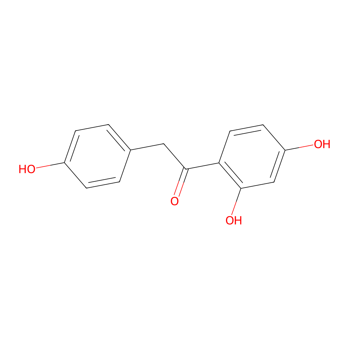 2,4,4'-Trihydroxydeoxybenzoin molecular structure, CAS 17720-60-4